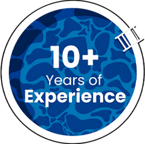 10+ Years of Experience badge
